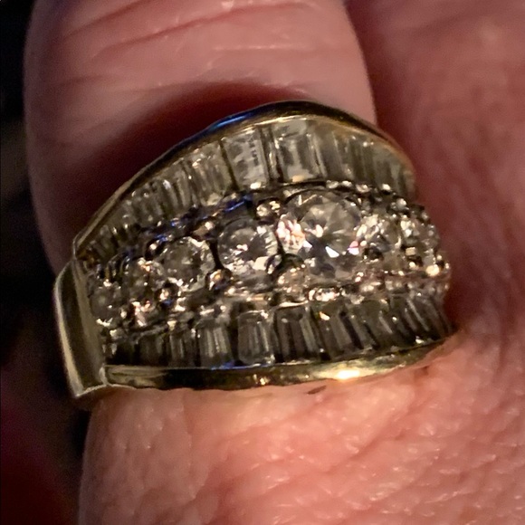 3 Ct Yellow Gold Diamond Cocktail CHRISTMAS GIFT - Picture 11 of 16